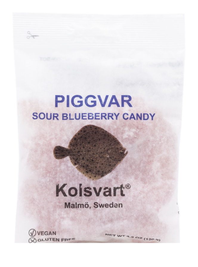 Kolsvart Candy Fish - Piggvaren Sour Blueberry Delivery & Pickup
